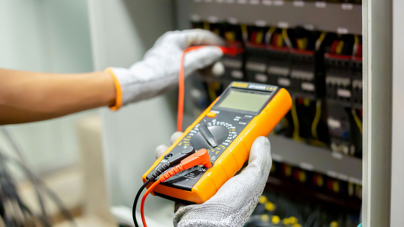 Stockfoto elektrisch meterkast JStart