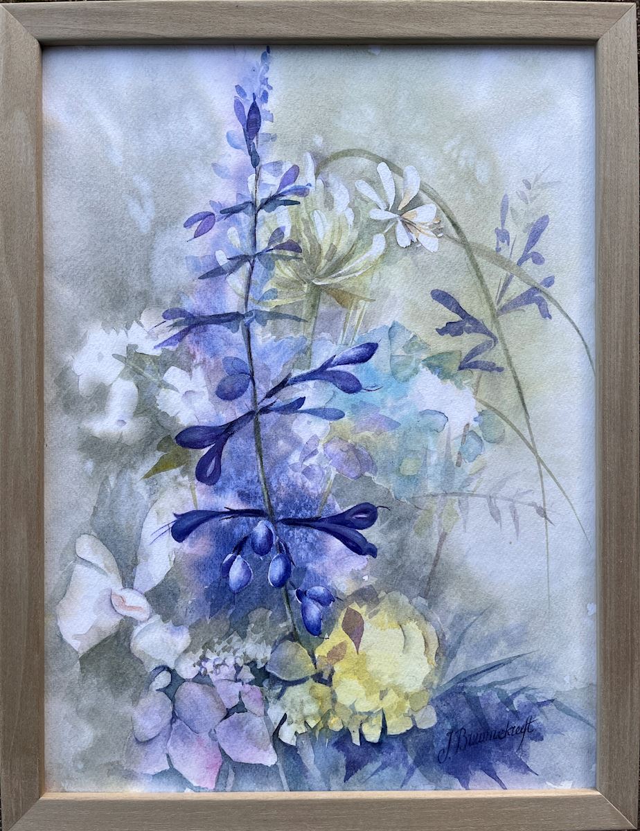  Agapanthus and Salvia