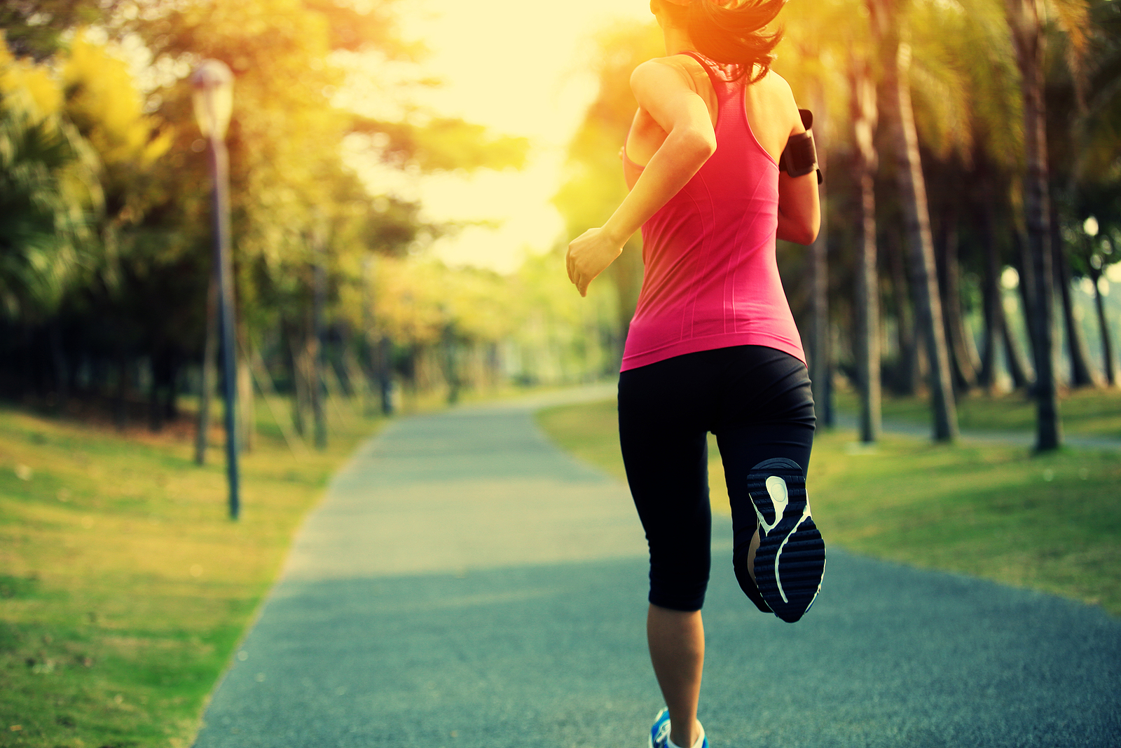 Vrrouw lopen