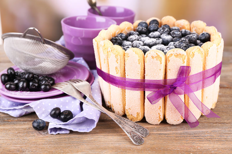 cake blue
