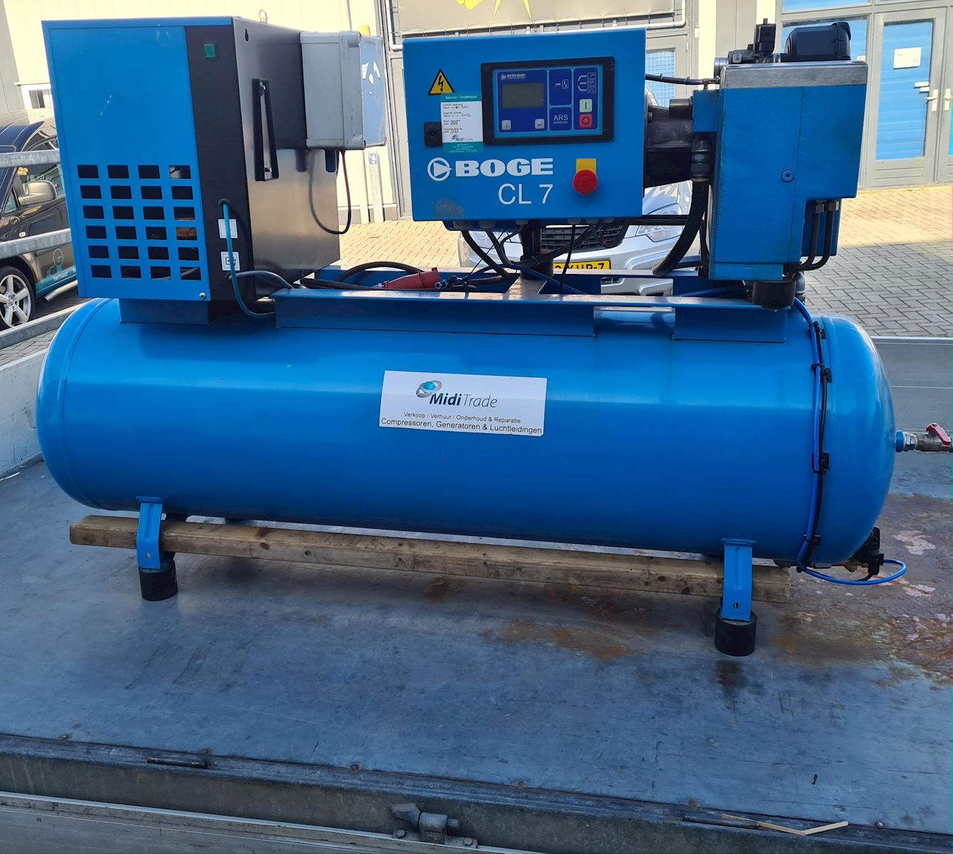 Industriële schroef compressor 707 l/min