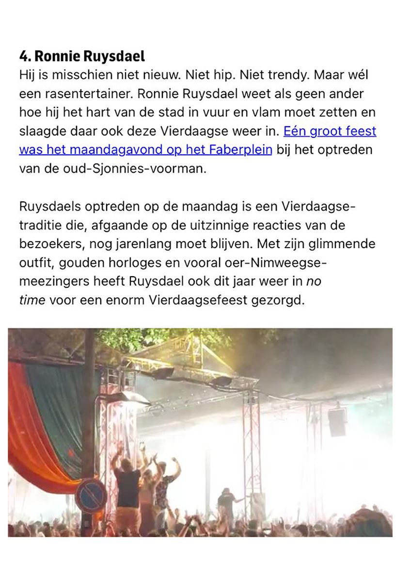 Vierdaagse_Nijmegen_Ronnie_Ruysdael_Faberplein