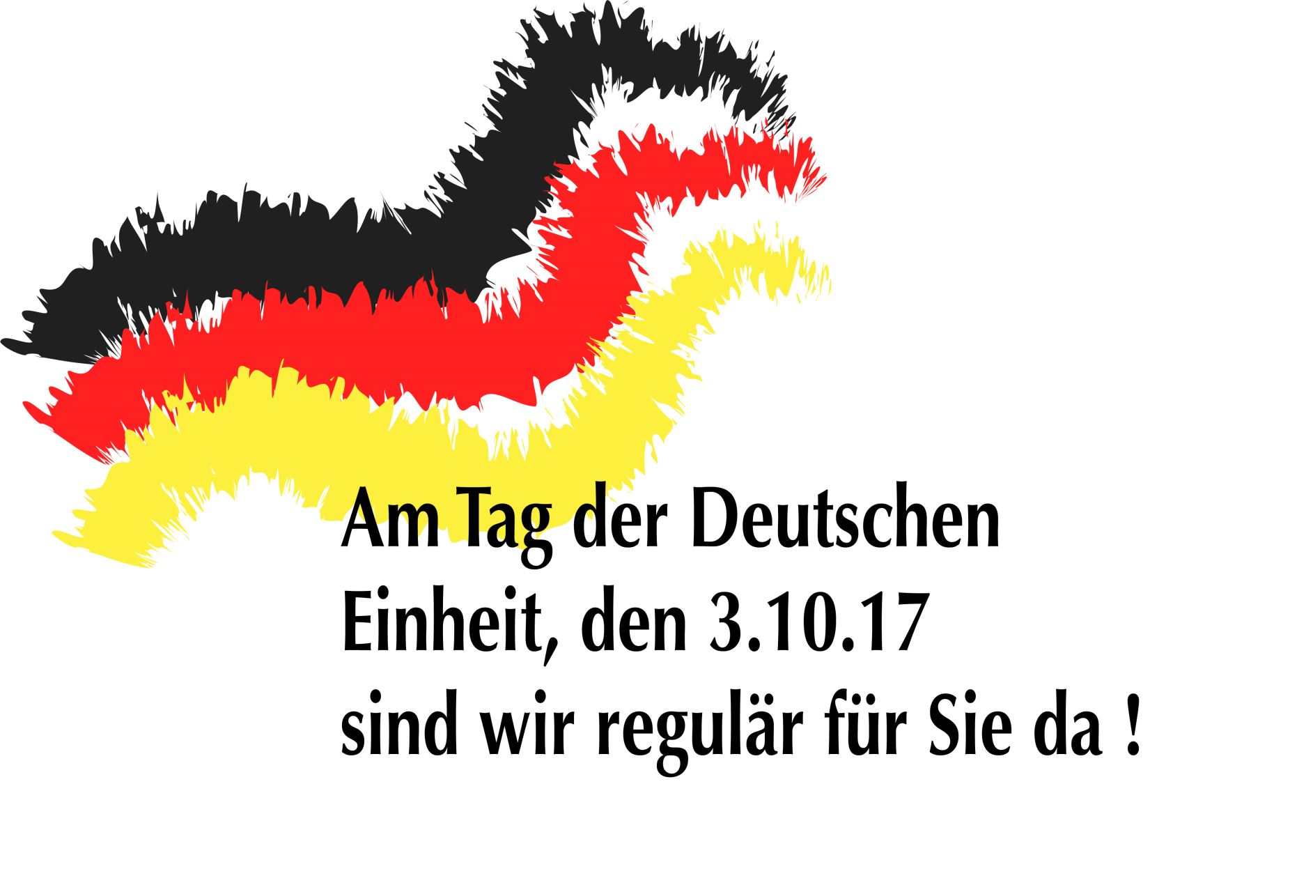Regulär am Tag der Deutschen Einheit! Dal Compare