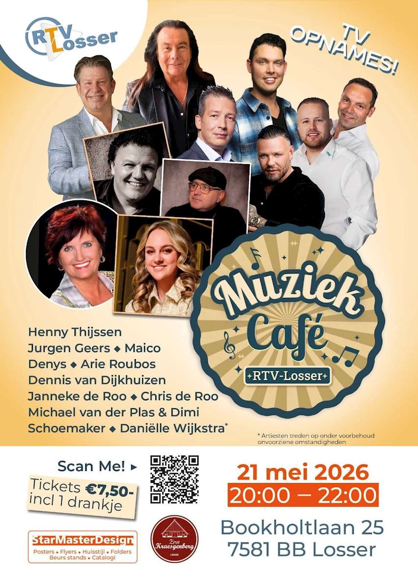 Muziekcafe 21 mei