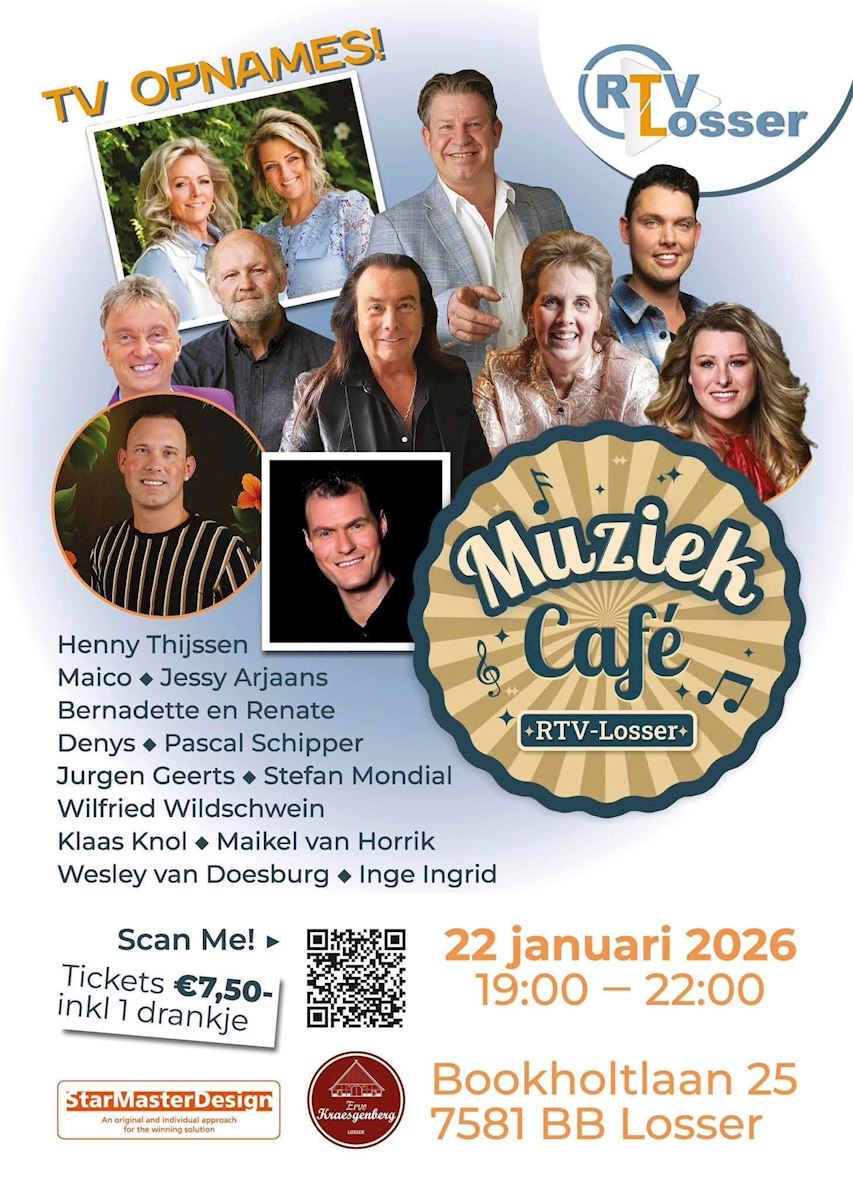 Muziekcafe 22 januari 2026