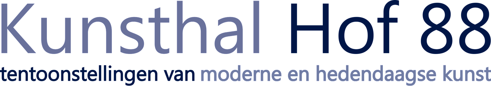 Logo Kunsthal Hof 88