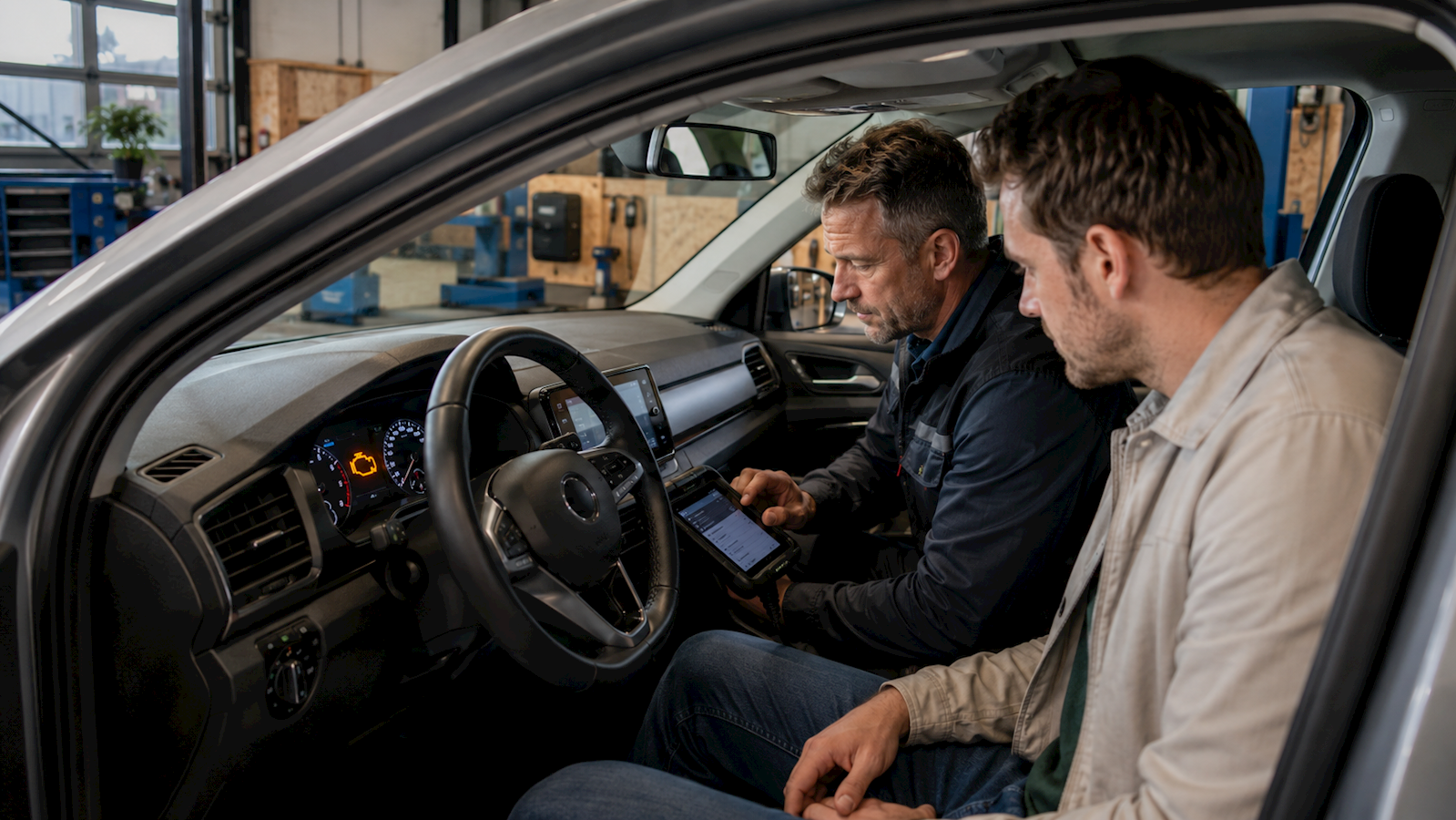 Wat betekent een brandend motorstoringslampje?