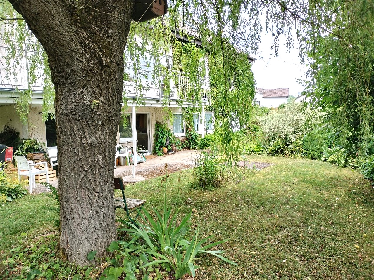 1Haus Gartenblick Richtung Osten
