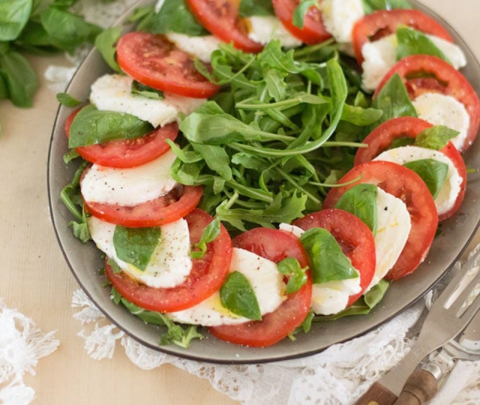 Salade caprese 