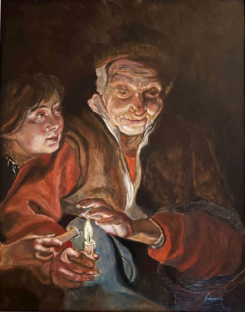 Rubens kunst uit de kast yvonne dobbe liefde oma kleinkind noordwijk bollenstreek schilderij lijst
