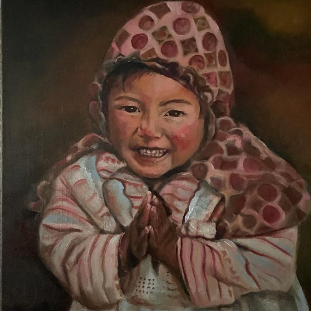 Mooi meisje_ eskimo zuid amerikaans peru jet van der star kunst uit de kast noordwijk