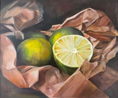 limoenen citroen stilleven eten citrusvrucht jet van der star kunst uit de kast