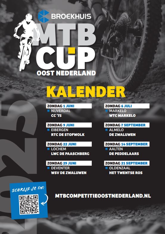 flyer kalender Broekhuis MTB Cup 2025