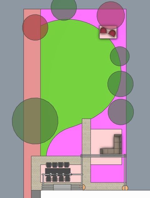 ontwerp 4 met stepping stones en verlegd terras 1aangepastterras