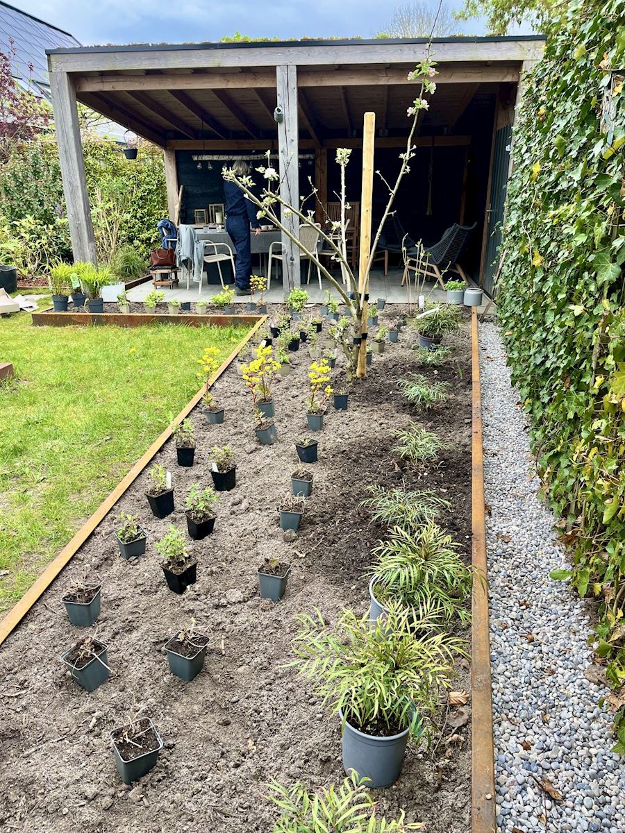 tuin klaar