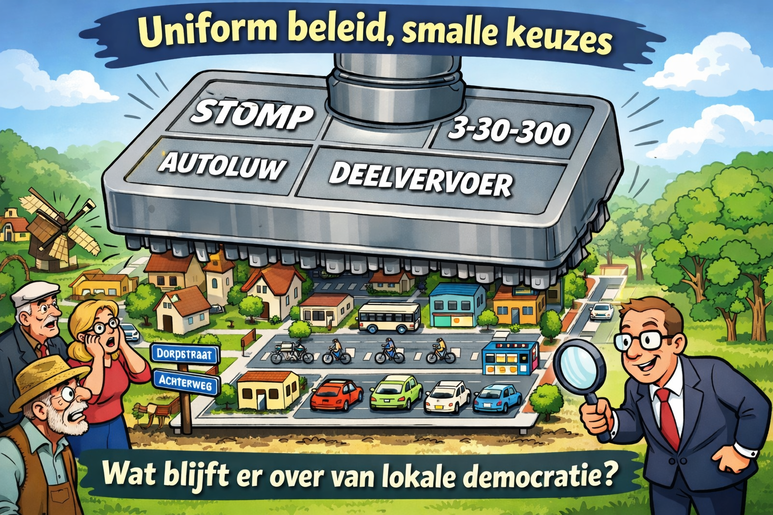 druk op lokale keuzes