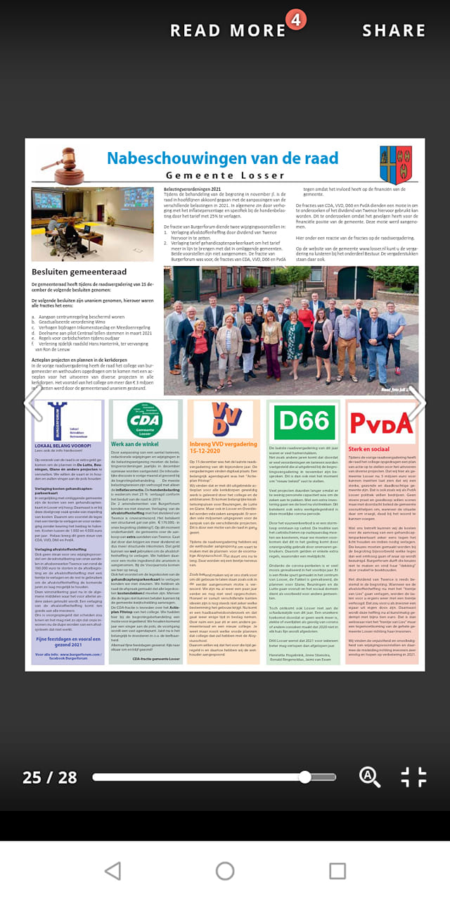 nabeschouwing WvL dec 2020